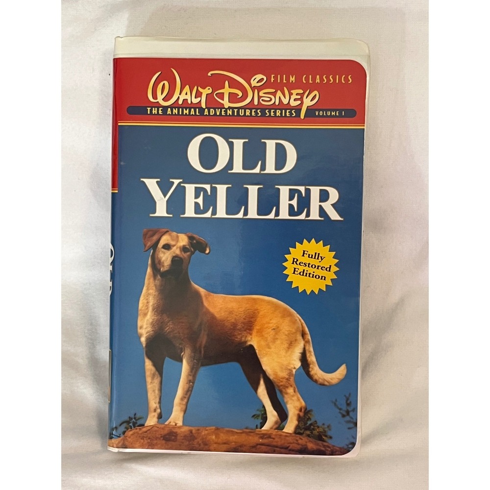 Walt Disney Old Yeller VHS Animal Adventures Series Fully Restored Edition 1997 - Picture 1 of 3